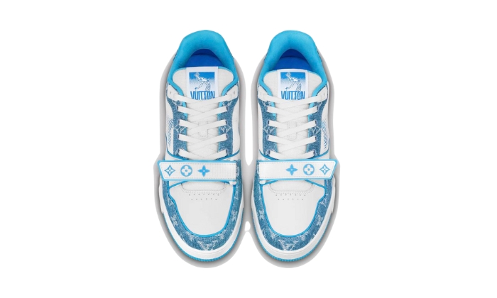 Louis Vuitton Trainer Rubber sole Blue - Retro View | DripMilan Shop
