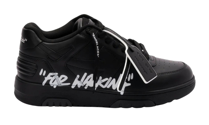 Off-White Piani Bassi Per Passeggiate Bianco/nero - Retro View | DripMilan Shop