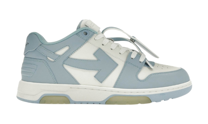 Off-White Pelle Di Vitello Bianco Baby Blu - Retro View | DripMilan Shop