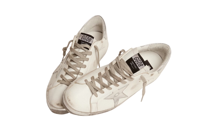 Golden Goose Super-Star with laminated star and heel tab miniatura 3 su DripMilan
