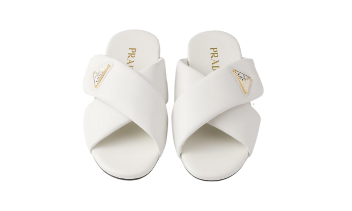 Ciabatte Ciabatte Pelle Nappa Bianco miniatura 3 su DripMilan