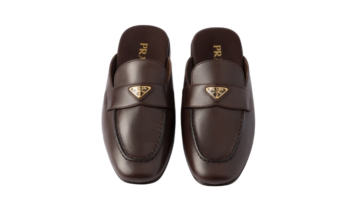 Ciabatte Ciabatte Pelle Marrone Scuro miniatura 3 su DripMilan