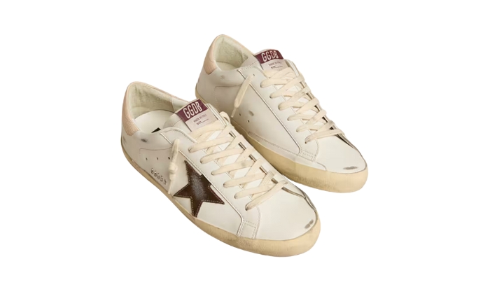 Golden Goose Super-Star with pink heel tab miniatura 3 su DripMilan