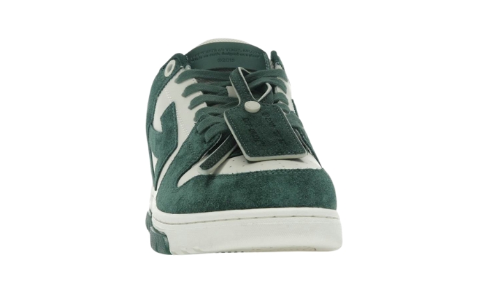 Off-White Scarpe Basse Verde Jet Camoscio Ecru miniatura 3 su DripMilan