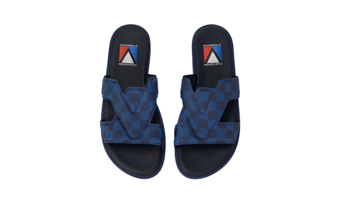 Ciabatte Mule Oasis Blu Navy miniatura 3 su DripMilan