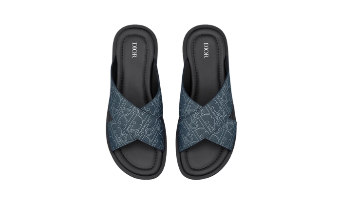Ciabatte Sandalo Alias Pelle Gravity Outline blu navy miniatura 3 su DripMilan