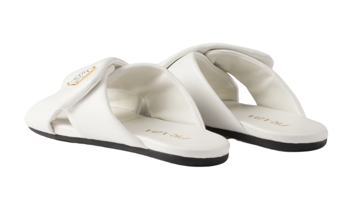 Ciabatte Ciabatte Pelle Nappa Bianco miniatura 4 su DripMilan