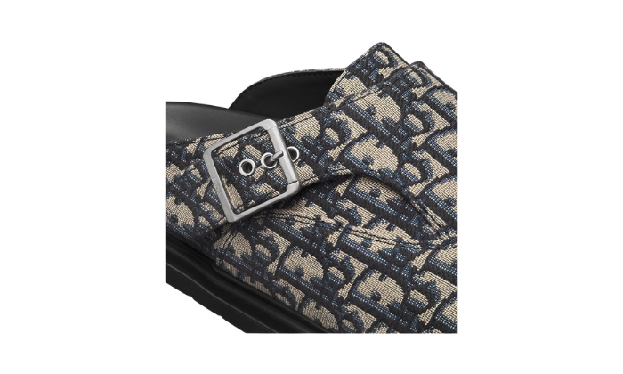 Ciabatte Sabot Aqua Jacquard Oblique beige e nero miniatura 4 su DripMilan