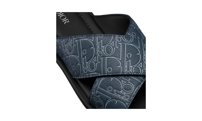 Ciabatte Sandalo Alias Pelle Gravity Outline blu navy miniatura 4 su DripMilan