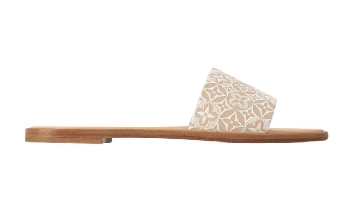 Ciabatte Lily Mules Bassi Beige miniatura 4 su DripMilan