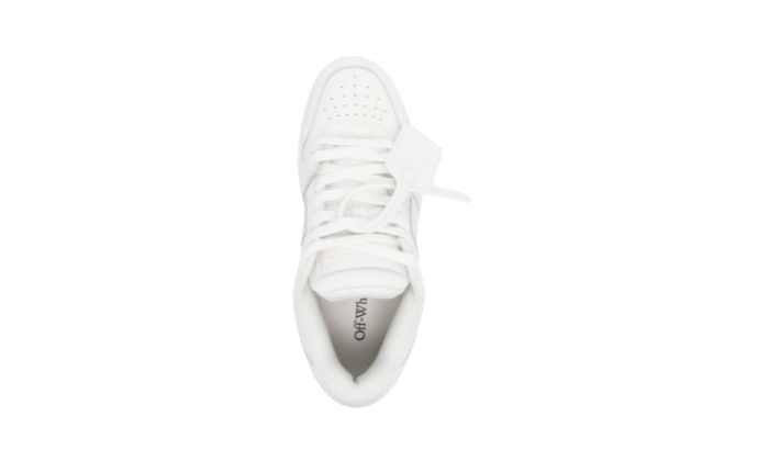 Off-White Out of Office in Pelle Bianco miniatura 4 su DripMilan