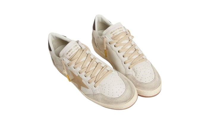 Golden Goose Ball Star LTD stella dorata e tacco nero - Retro View | DripMilan Shop