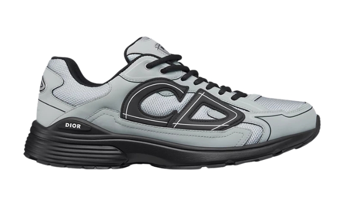 Dior B30 Grigio Mesh/Grigio Tessuto Tecnico - Retro View | DripMilan Shop