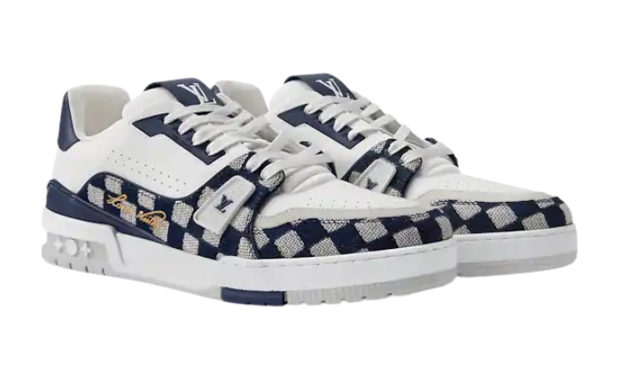Louis Vuitton Sneakers LV Bianche/Blu - Retro View | DripMilan Shop