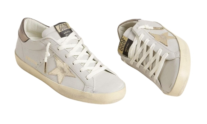 Golden Goose Super-Star con stella in pelle crackle - Retro View | DripMilan Shop
