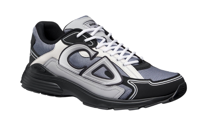 Dior B30 Blu Mesh Con Grigio/Bianco/Nero - Retro View | DripMilan Shop