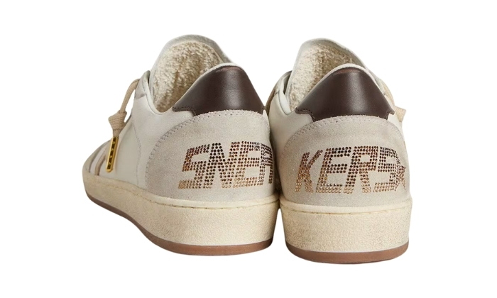Golden Goose Ball Star LTD stella dorata e tacco nero miniatura 3 su DripMilan