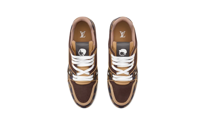 Louis Vuitton Sneakers LV Marroni/Bianche miniatura 3 su DripMilan