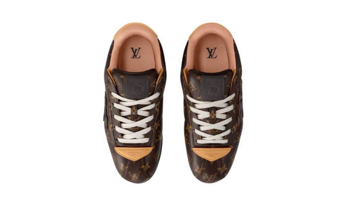 Louis Vuitton Sneakers LV marroni miniatura 3 su DripMilan