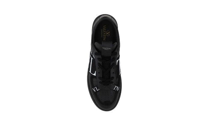 Valentino Sneakers stringate a punta tonda nere miniatura 4 su DripMilan