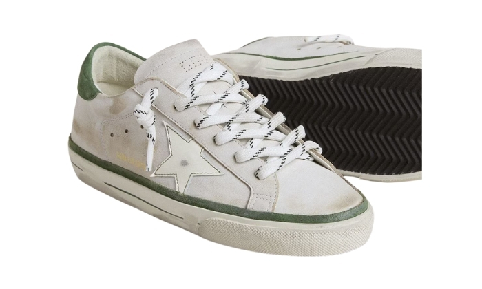 Golden Goose Stella in pelle bianca Super-Star LTD miniatura 4 su DripMilan