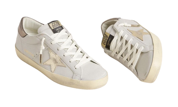 Golden Goose Super-Star Con Stella In Pelle Cracklé - Retro View | DripMilan Shop