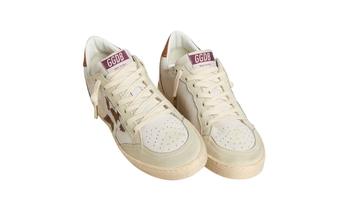Golden Goose Ball Star con stella in pelle di pony maculata - Retro View | DripMilan Shop