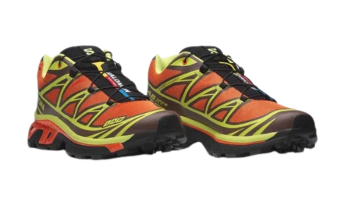 Salomon XT-6 Arancione/Giallo - Retro View | DripMilan Shop