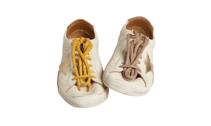 Golden Goose Pelle nappa bianca True-Star beige miniatura 3 su DripMilan