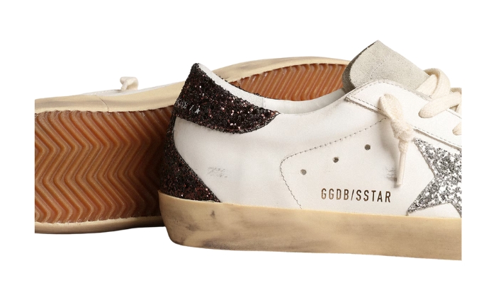 Golden Goose Stella argento e talloncino miniatura 4 su DripMilan