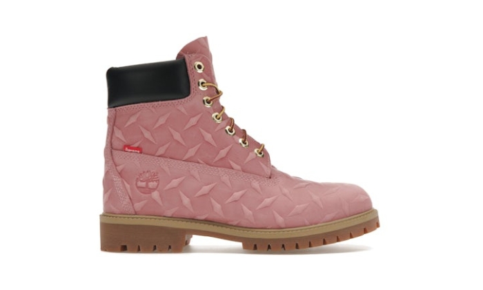 Timberland Stivale Supreme Diamond Plate Rosa - Retro View | DripMilan Shop