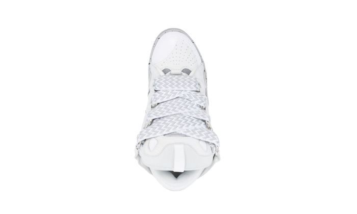 Lanvin Sneaker Curb Bianca e Grigia miniatura 4 su DripMilan