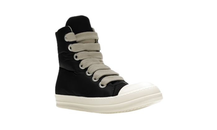 Rick Owens Jumbo High-Top Down Black - Retro View | DripMilan Shop