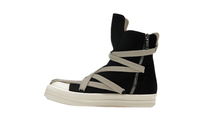 Rick Owens Hexa High Black Pearl Milk Fat Lace miniatura 3 su DripMilan
