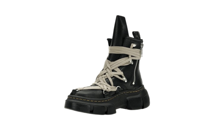 Rick Owens Mega Lace Black miniatura 3 su DripMilan