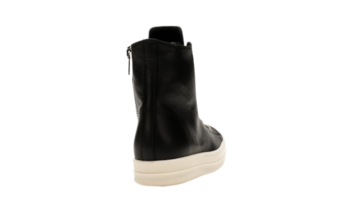 Rick Owens Hollywood High Black Milk Leather miniatura 4 su DripMilan