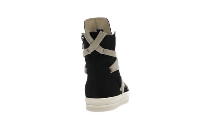Rick Owens Hexa High Black Pearl Milk Fat Lace miniatura 4 su DripMilan