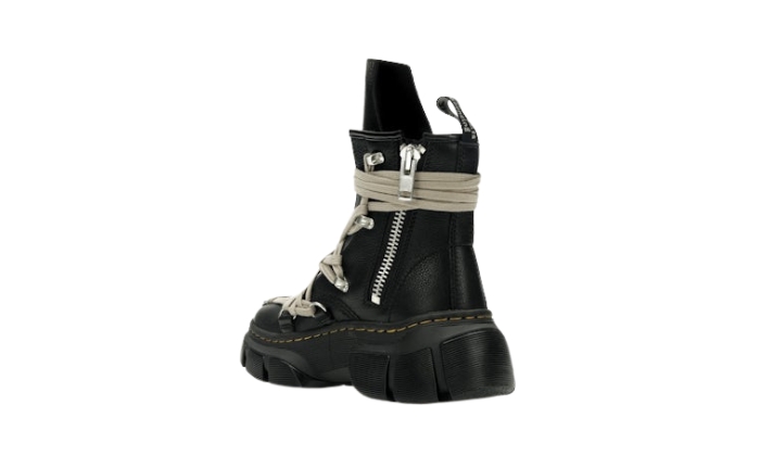 Rick Owens Mega Lace Black miniatura 4 su DripMilan