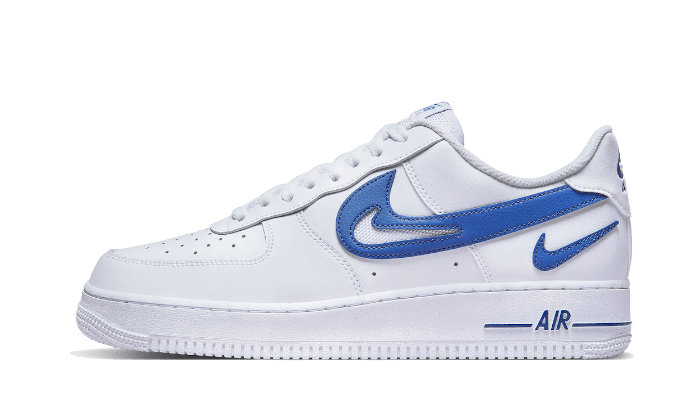 Nike 07 FM Cut Out Swoosh White Game Royal originali su DripMilan | Sneaker Autentiche