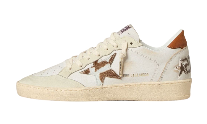 Golden Goose Ball Star con stella in pelle di pony maculata originali su DripMilan | Sneaker Autentiche