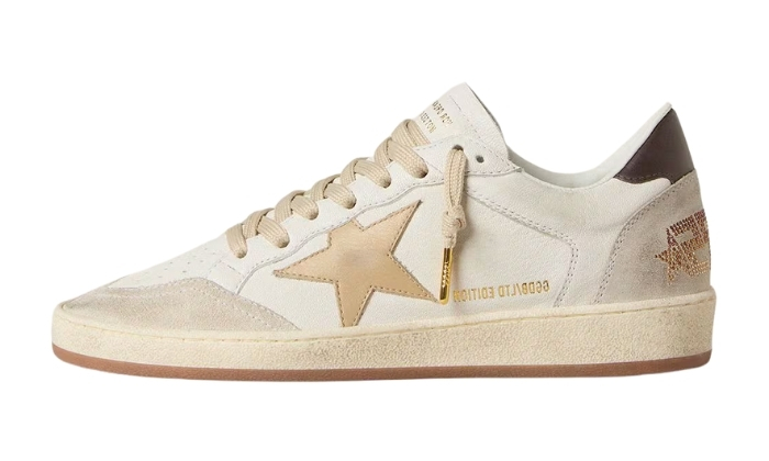Golden Goose Ball Star LTD stella dorata e tacco nero originali su DripMilan | Sneaker Autentiche