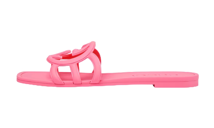 Ciabatte Ciabatta Con Logo G Intrecciate Rosa Scuro originali su DripMilan | Sneaker Autentiche