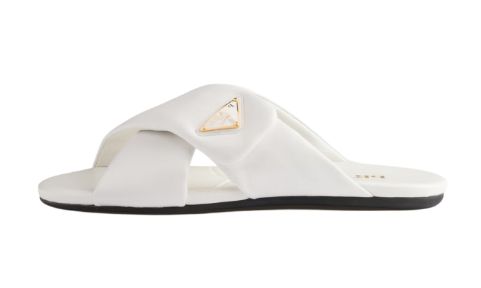Ciabatte Ciabatte Pelle Nappa Bianco originali su DripMilan | Sneaker Autentiche