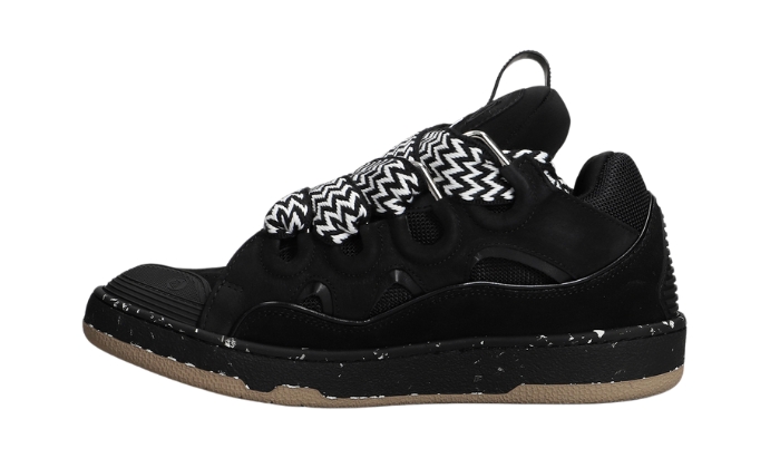 Lanvin CURB IN PELLE E CAMOSCIO NERO originali su DripMilan | Sneaker Autentiche