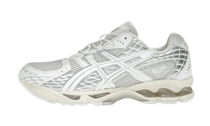Asics Gel-Nimbus 10.1 Bianco Argento Puro originali su DripMilan | Sneaker Autentiche