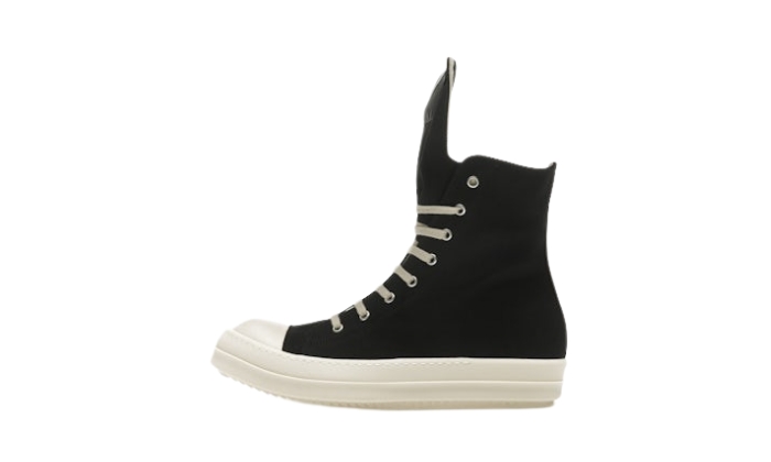 Rick Owens Hollywood Tall Black Milk originali su DripMilan | Sneaker Autentiche