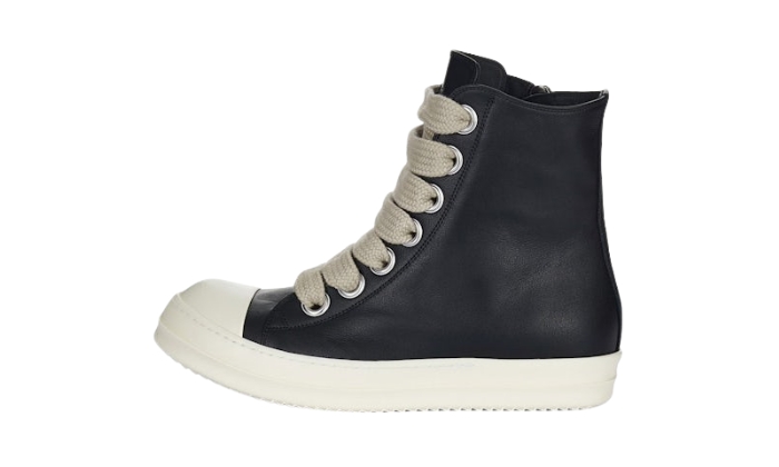 Rick Owens Jumbo Laced High in Black originali su DripMilan | Sneaker Autentiche