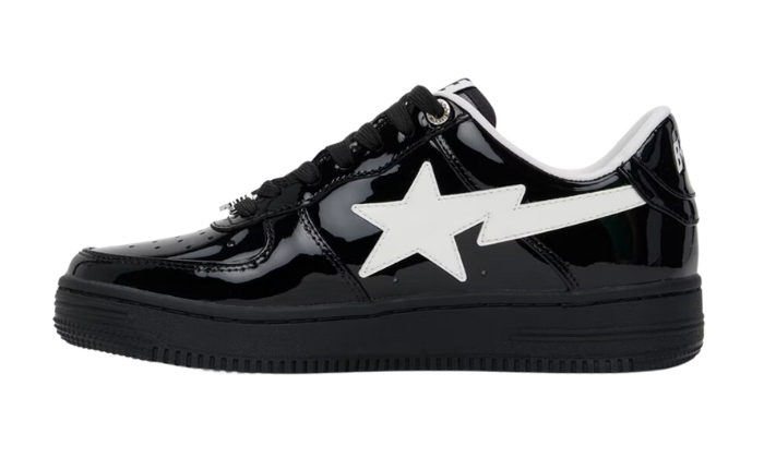 Bapesta Low-top patent leather originali su DripMilan | Sneaker Autentiche
