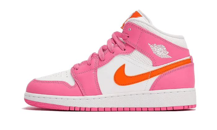 Air Jordan Mid Pinksicle Safety Orange originali su DripMilan | Sneaker Autentiche
