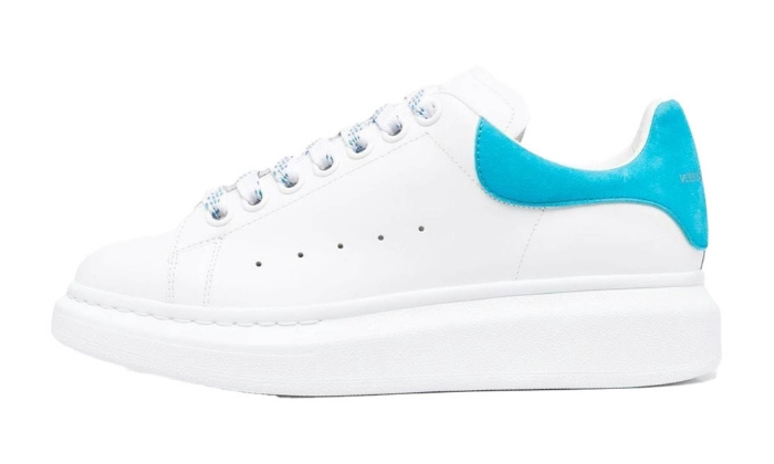 Alexander McQueen Oversize Bianco Bright Blu (donna) originali su DripMilan | Sneaker Autentiche